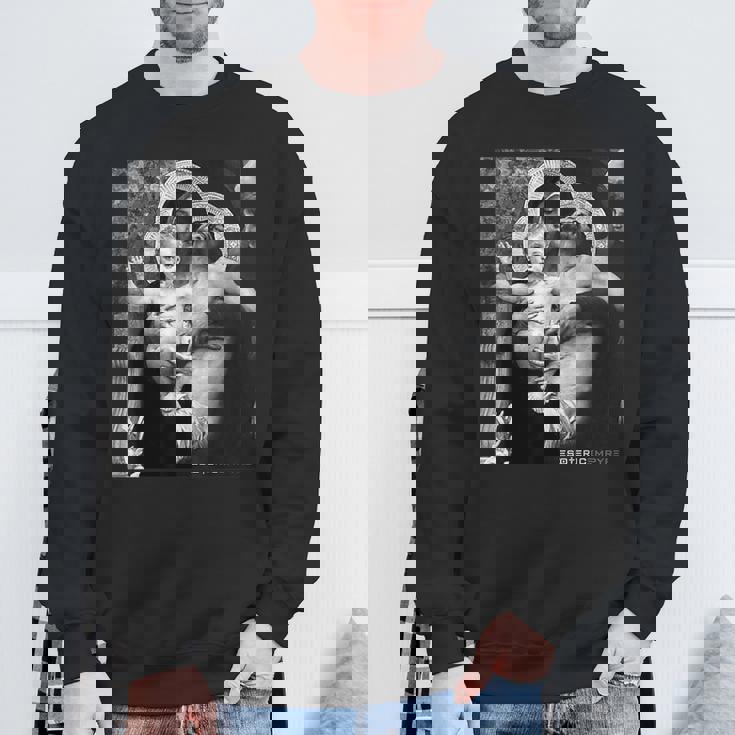 イエス・キリストと母マリア スウェットシャツ 高齢者への贈り物