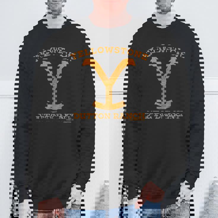 イエローストーン ダットンランチアンティーク調ロゴ スウェットシャツ 高齢者への贈り物