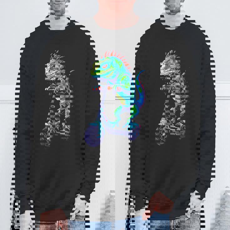 イグアナスクーター スウェットシャツ 高齢者への贈り物