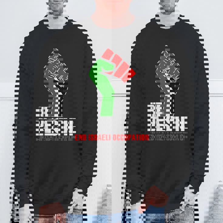 イスラエル人民の自由なパレスチナの職業 スウェットシャツ 高齢者への贈り物