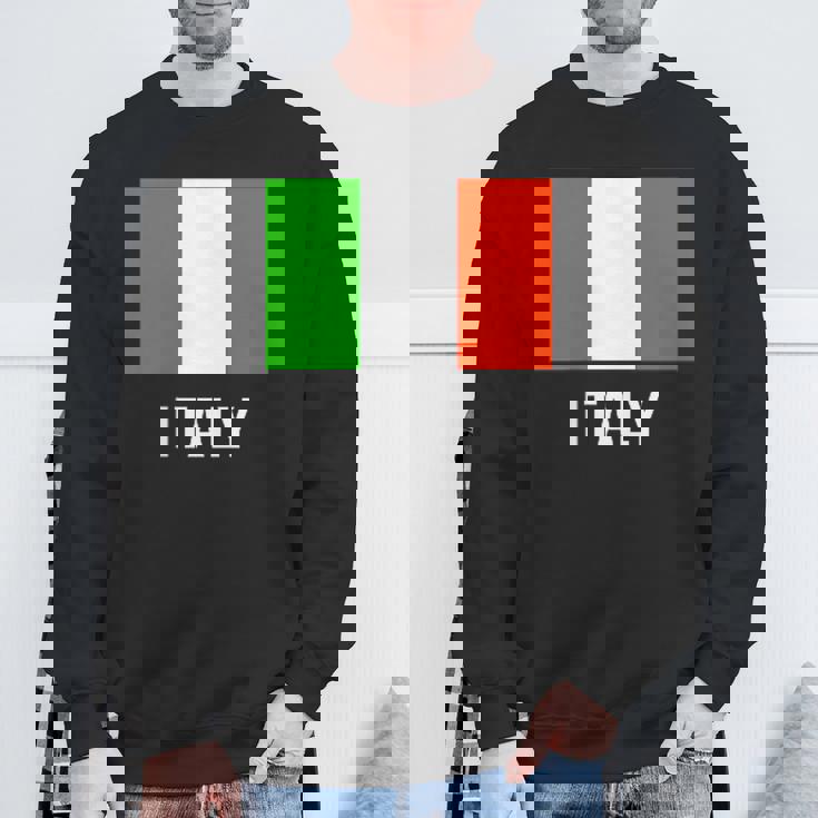 イタリアの国旗 スウェットシャツ 高齢者への贈り物