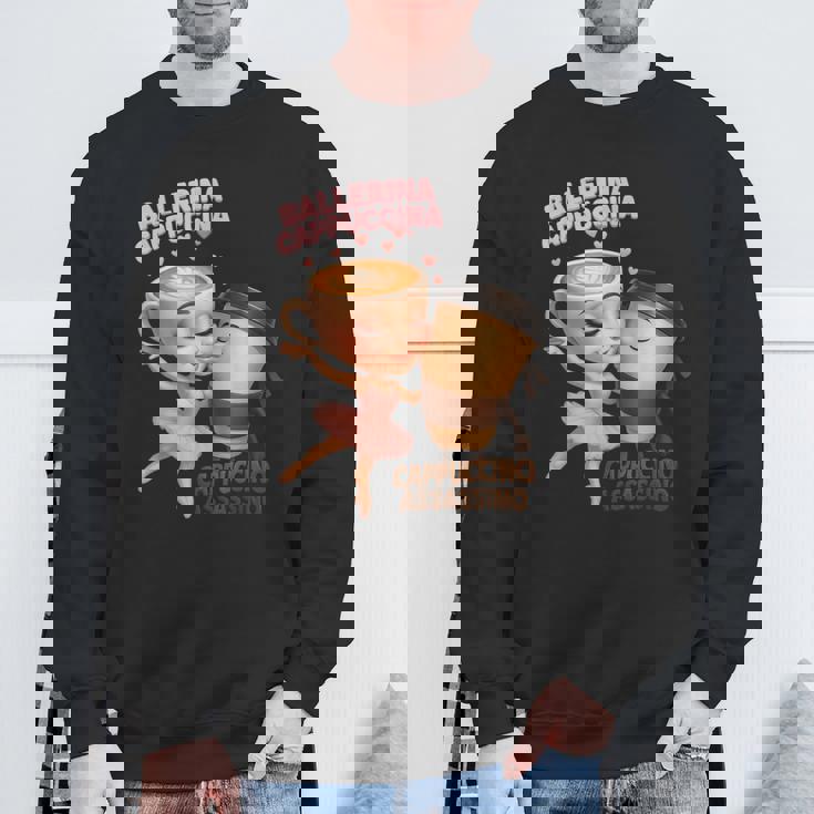 イタリアン ブレイン ロート バレリーナ カプチーナ エスプレッソ アサシン ミーム スウェットシャツ 高齢者への贈り物