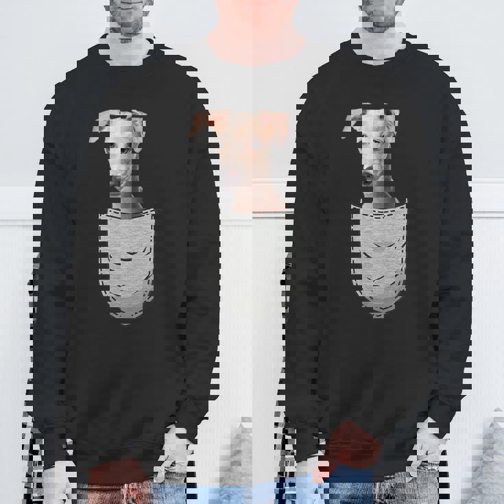 イタリアングレイハウンド ウィペットチェストバッグ 犬の飼い主用 スウェットシャツ 高齢者への贈り物