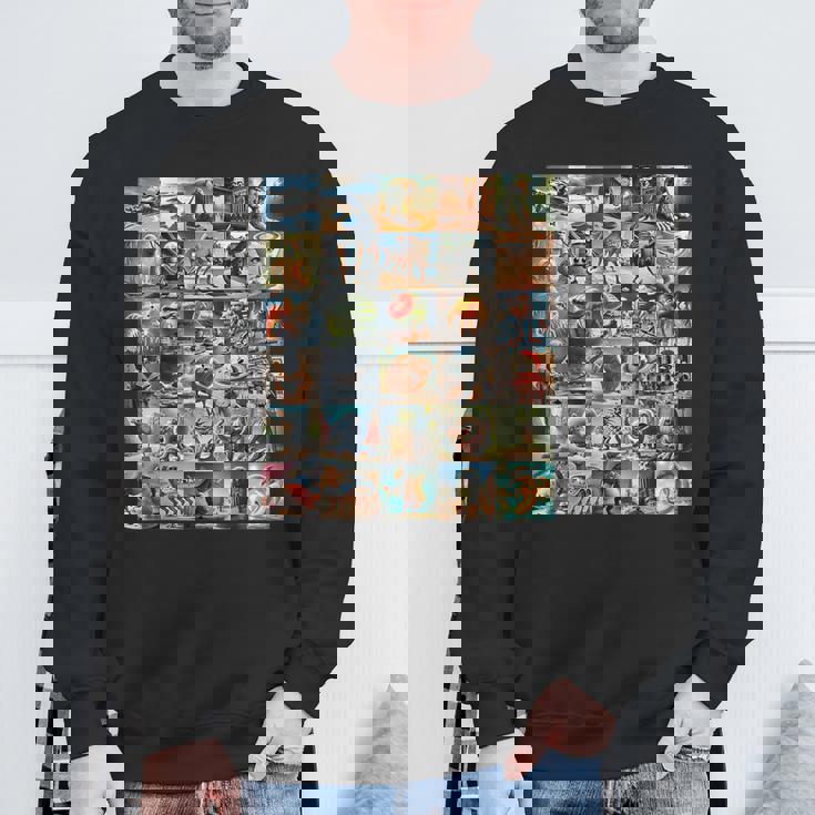 イタリアンブレインロットファニーミーム スウェットシャツ 高齢者への贈り物