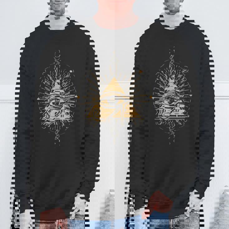 イルミナティ シンボル フリーメイソン トライアングル 陰謀 惑星 スウェットシャツ 高齢者への贈り物