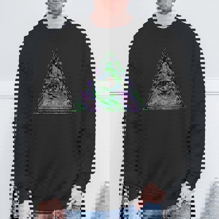 イルミナティアイtシャツ プロビデンスの目シャツ スウェットシャツ 高齢者への贈り物