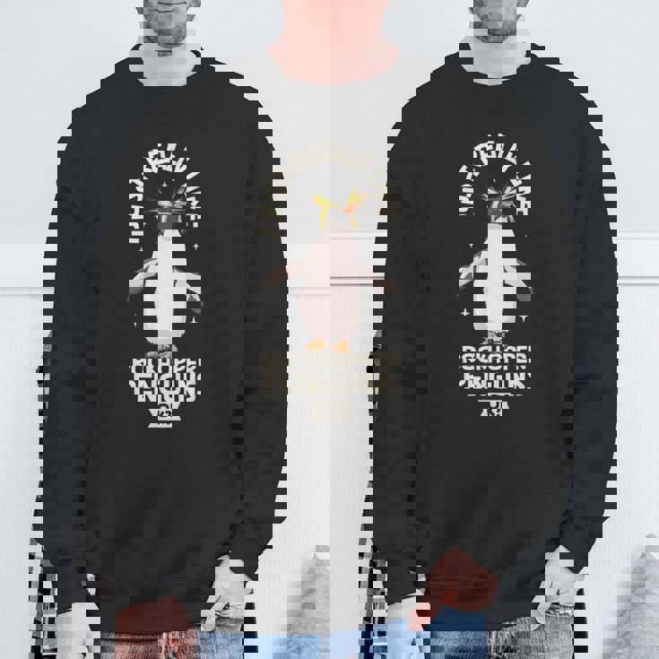 イワトビペンギンが大好き スウェットシャツ 高齢者への贈り物