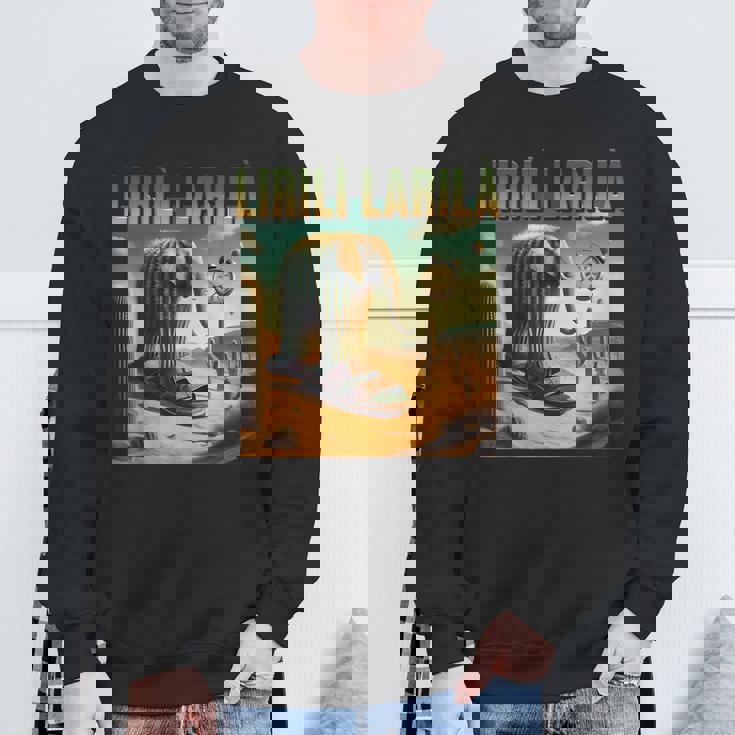 インターネット 陽気なミーム Aiキャラクター リリリ ラリラ ゾウ スウェットシャツ 高齢者への贈り物