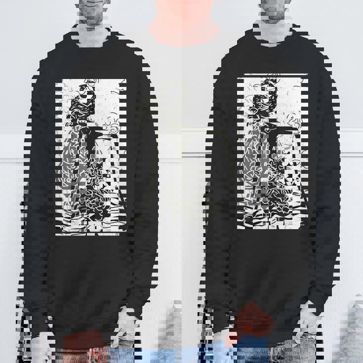 インドネシアのワヤン スウェットシャツ 高齢者への贈り物