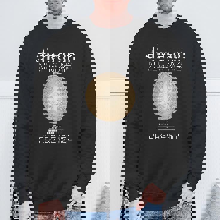 イーサリアム ミリオネール ローディング プリー・ホドル ファニー Eth 20 コイン スウェットシャツ 高齢者への贈り物