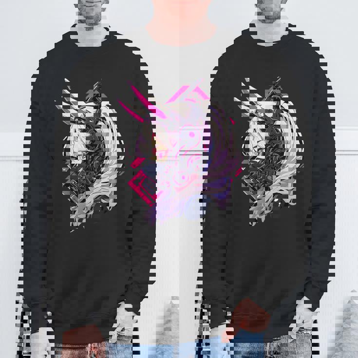 イースターバニーイヤー サイバーパンク エステティックテックウェア スウェットシャツ 高齢者への贈り物