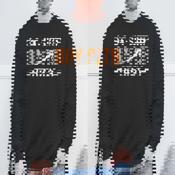 イート・スリープ・インベストはpltrを購入してください。パランティア投資 スウェットシャツ 高齢者への贈り物