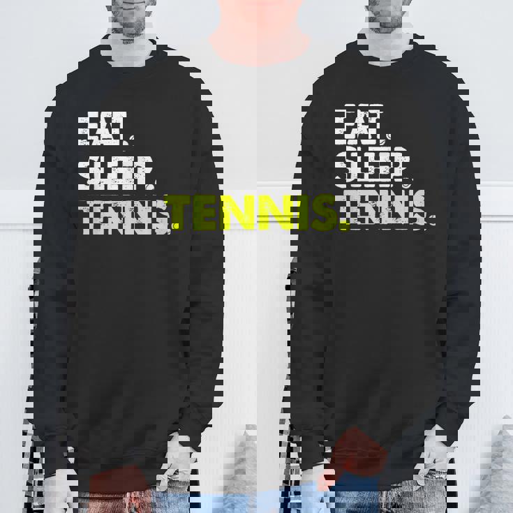 イート・スリープ・テニス スウェットシャツ 高齢者への贈り物