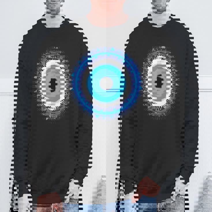 イーブルアイシャツ トルコの目 ナザール 邪悪なギリシャ語から守る スウェットシャツ 高齢者への贈り物