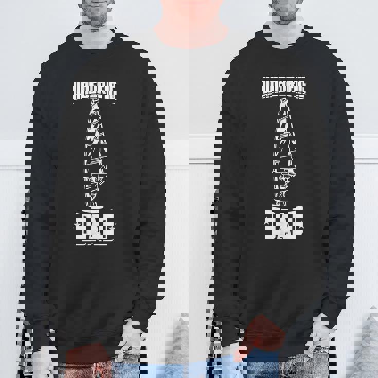 メンズ ウインドサーフィンの父 ウインドサーフィンの愛好家 ボードセイリング スウェットシャツ 高齢者への贈り物