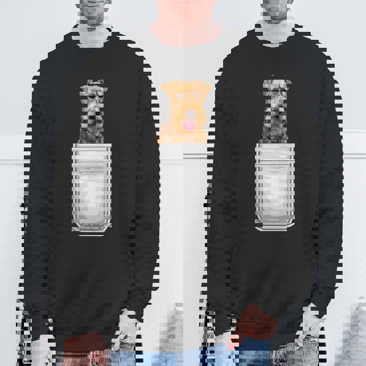 ウェルシュテリア パピー ドッグ ポケット入り スウェットシャツ 高齢者への贈り物