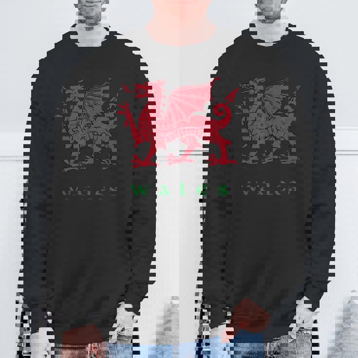 ウェールズ ウェールズ ウェールズ ドラゴン スウェットシャツ 高齢者への贈り物