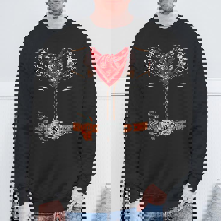 ウエスタン保安官 カウボーイベスト ハロウィンコスチューム スウェットシャツ 高齢者への贈り物