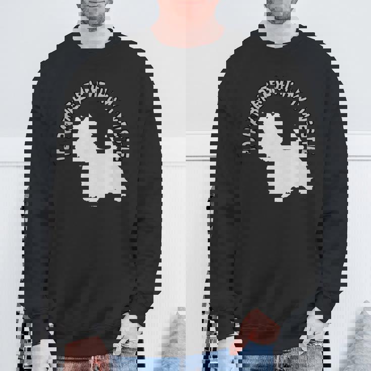 ウエスト・ハイランド・テリア-ウェスティと一緒にいたい スウェットシャツ 高齢者への贈り物