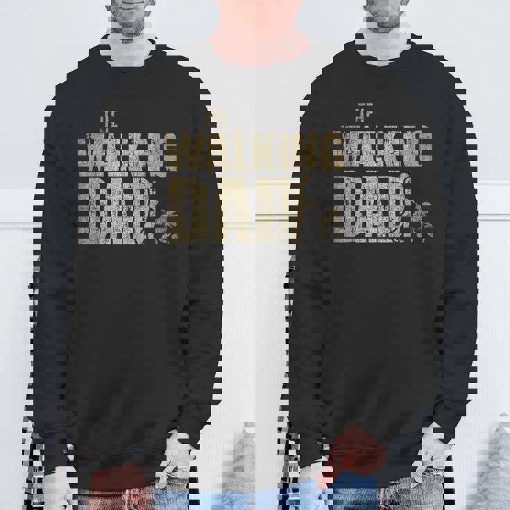 ウォーキングパパ 面白い 新米パパ ギフト クリスマス 父の日 スウェットシャツ 高齢者への贈り物