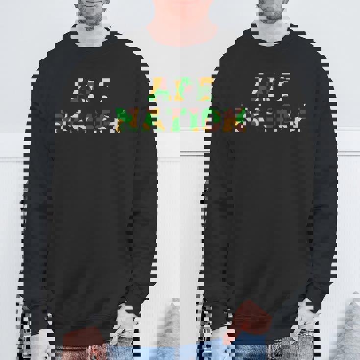 エイプスネイション I Am Dumb Money Diamond Apes Togethertronger スウェットシャツ 高齢者への贈り物