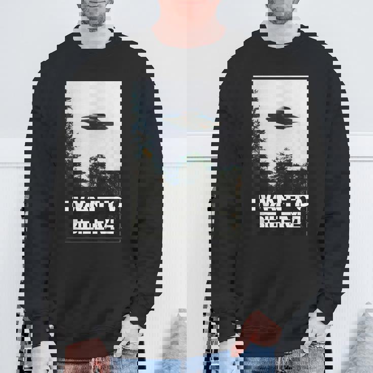 エイリアン Ufo ハンターシャツ I Want To Believe スウェットシャツ 高齢者への贈り物