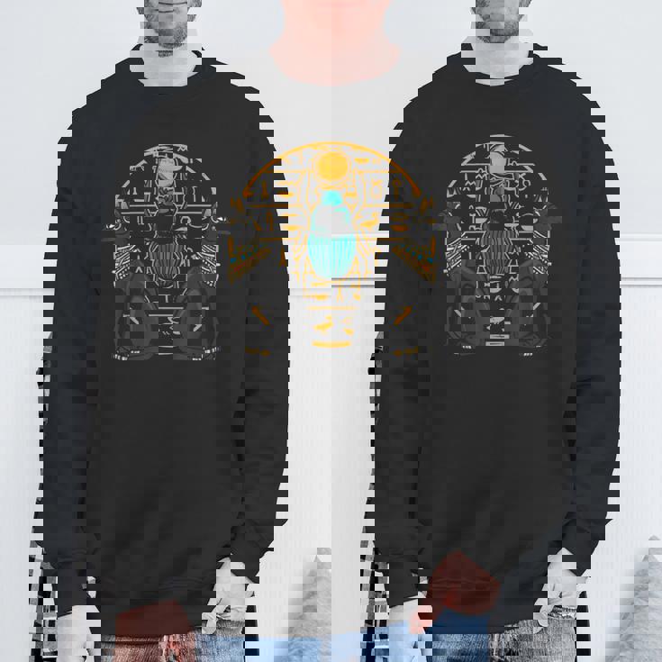 エジプト バステト 猫 スカラベ エジプトの歴史 スウェットシャツ 高齢者への贈り物