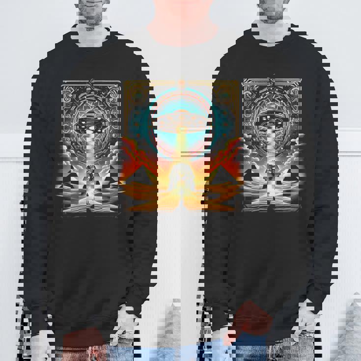 エジプトufo古代スターゲート Egypt Ufo Ancienttargate スウェットシャツ 高齢者への贈り物