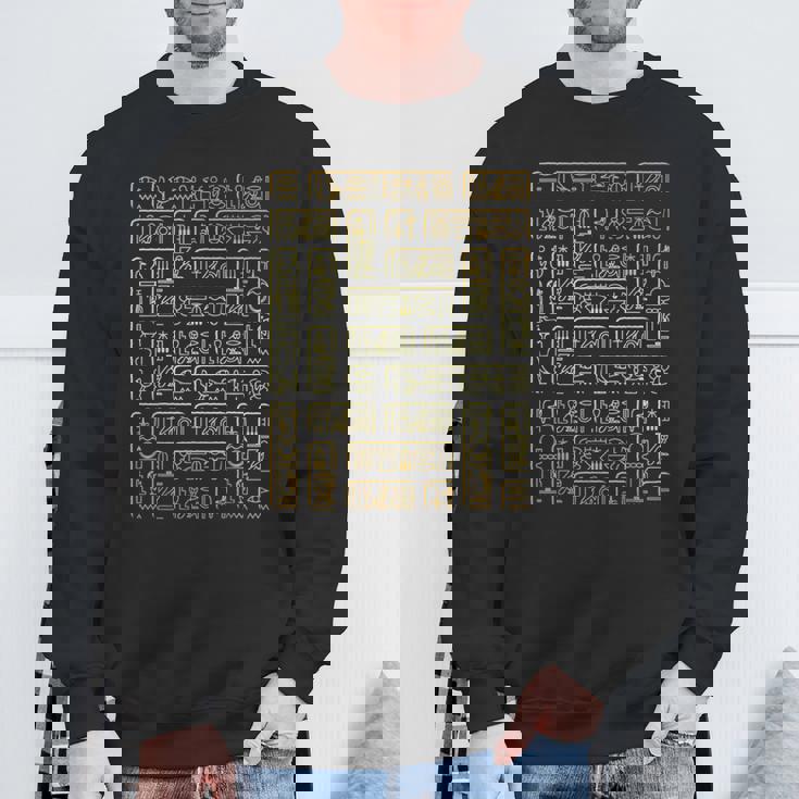 エジプトの象形文字tシャツ-古代エジプト スウェットシャツ 高齢者への贈り物
