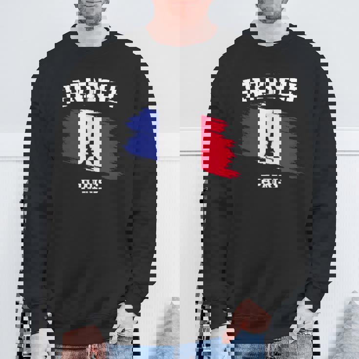 エッフェル塔 パリ フランス フランス 国旗 バケーション パリ スウェットシャツ 高齢者への贈り物