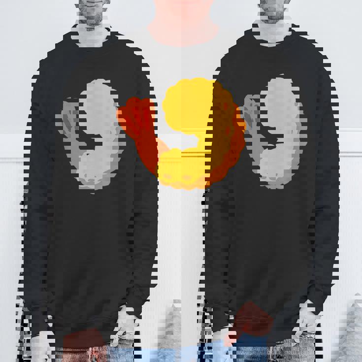 エビフライ エビの天ぷら 海老 コスチューム スウェットシャツ 高齢者への贈り物