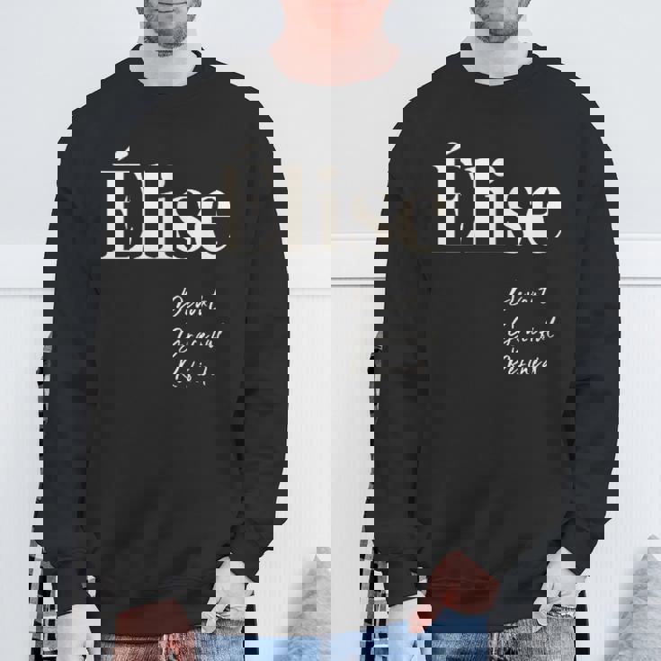 エリーゼ 威厳があり、優雅で洗練された スウェットシャツ 高齢者への贈り物