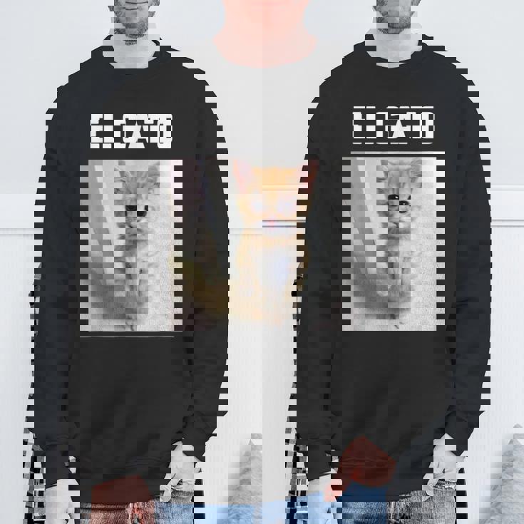 エルガト ミーム 猫 スウェットシャツ 高齢者への贈り物