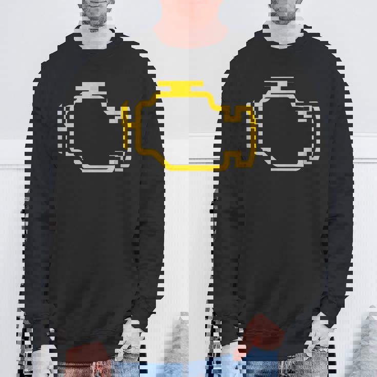 エンジンライトをチェック スウェットシャツ 高齢者への贈り物