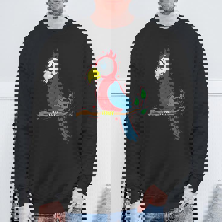 オウム エキゾチック トロピカル 動物 スウェットシャツ 高齢者への贈り物