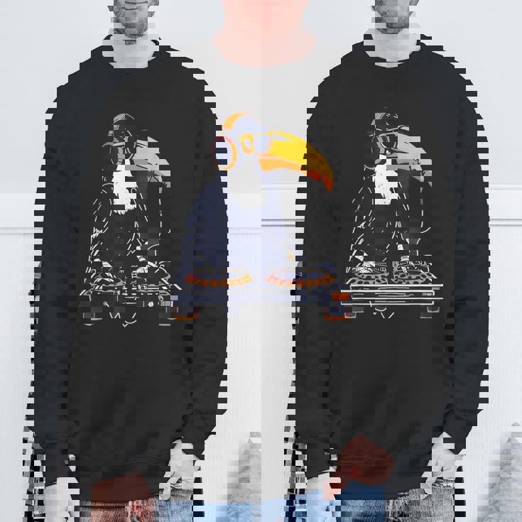 オオハシ Dj ターンテーブル Dj オオハシ テクノ ビートメーカー ハウスミュージック スウェットシャツ 高齢者への贈り物