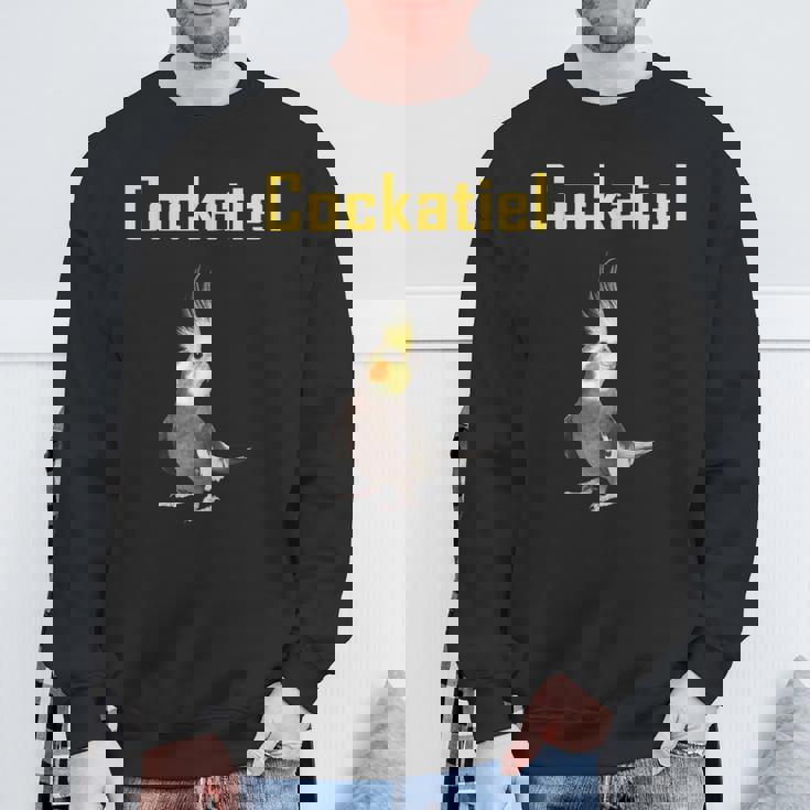 オカメインコ、オカメインコの飼い主のための面白いアイデア。 スウェットシャツ 高齢者への贈り物