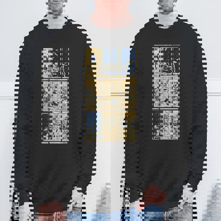 オカルト精神活性植物サイケデリックゴシック薬タロット スウェットシャツ 高齢者への贈り物