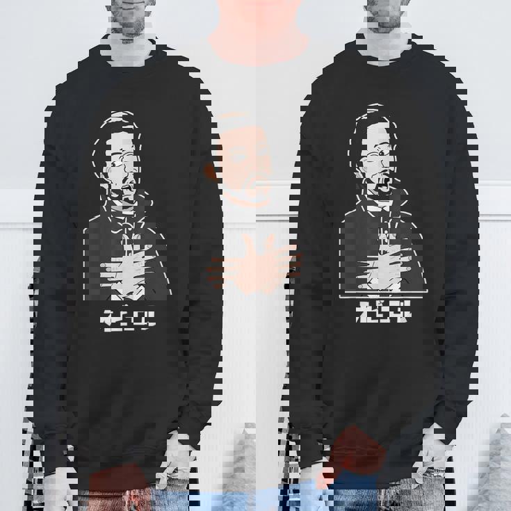 オビエル おもしろ ユーモア 歴史 ジョーク 恐怖 日本史 宣教師 怯える オビエル スウェットシャツ 高齢者への贈り物