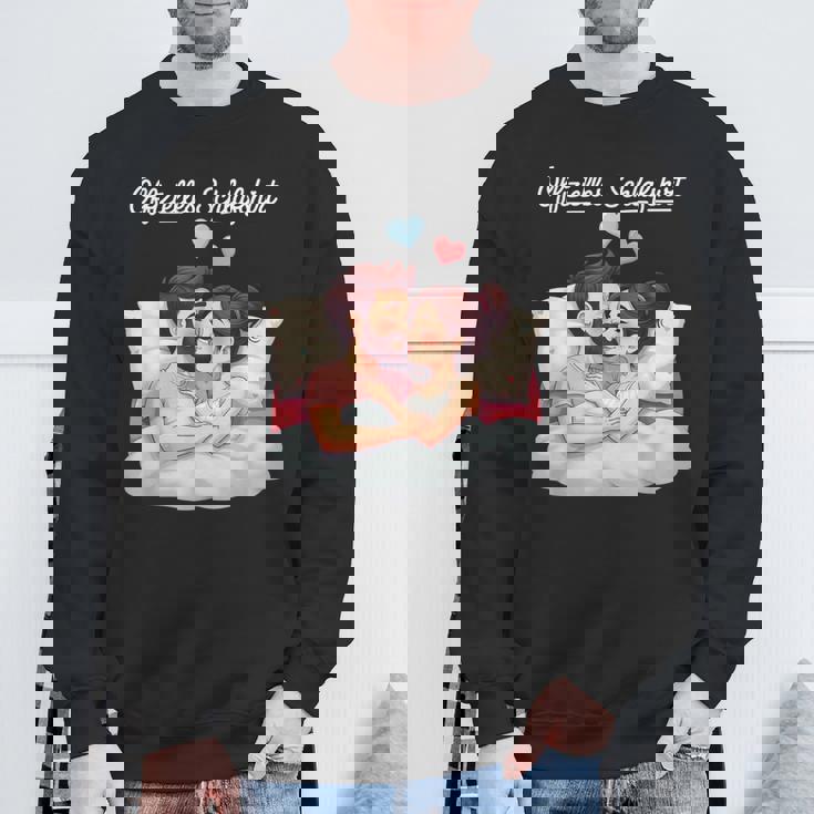 オフィシャルスリープシャツ面白いカップルロマンチックギフト スウェットシャツ 高齢者への贈り物