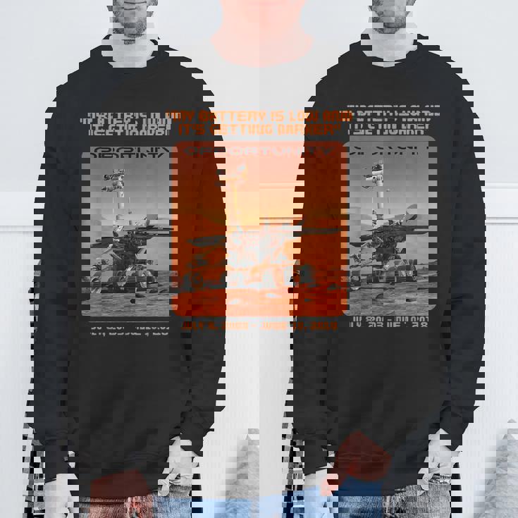 オポチュニティ 火星探査機 最後の言葉 スウェットシャツ 高齢者への贈り物