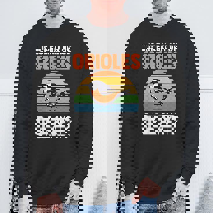 オリオールズが本当に好きだいいか？オリオール スウェットシャツ 高齢者への贈り物