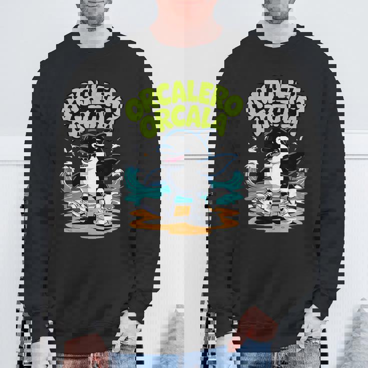 オルカレロ オルカラ イタリアンシャチ ブレイン ミーム スウェットシャツ 高齢者への贈り物