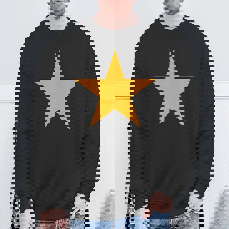 オレンジスター 複数の色 スウェットシャツ 高齢者への贈り物