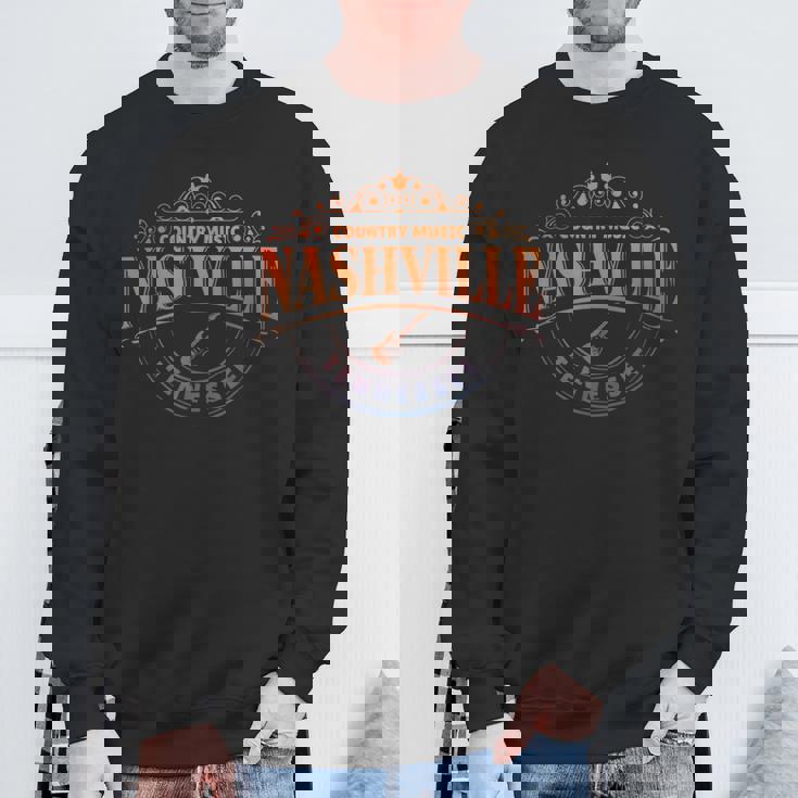 オンブレ カントリーミュージック テネシー州ナッシュビル バケーション お土産 スウェットシャツ 高齢者への贈り物