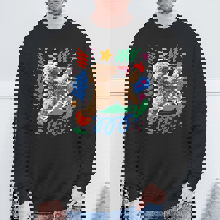 オーストラリアンラブラドゥードル 遊び心のあるデザイン犬 スウェットシャツ 高齢者への贈り物