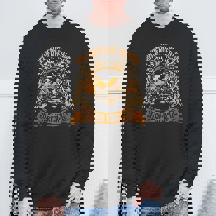 オートバイ トライク Motortrike 3輪 バイカーウィング ギフト スウェットシャツ 高齢者への贈り物