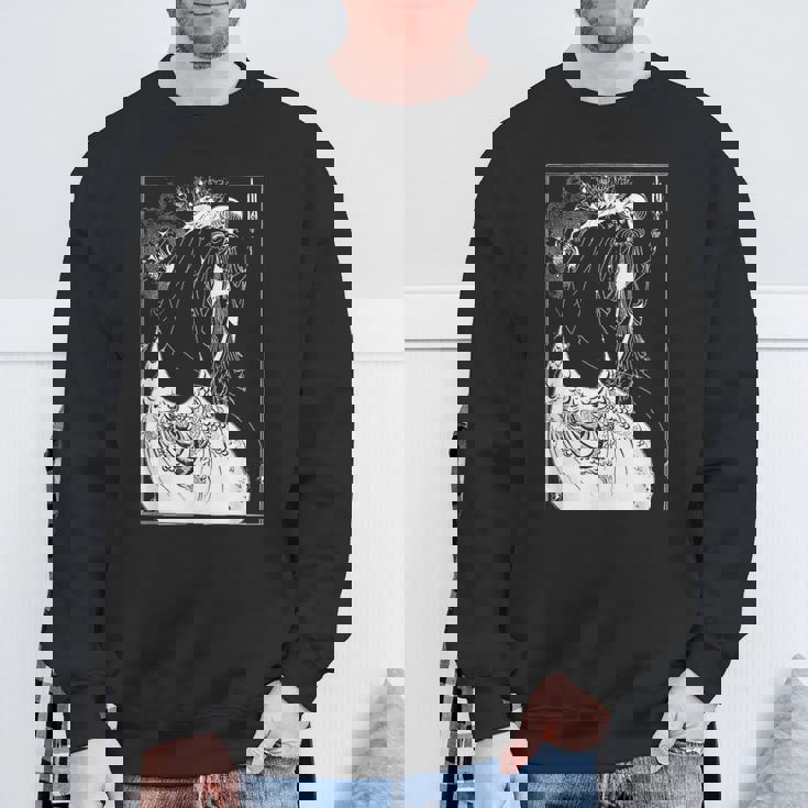 オーブリー・ビアズリーのピーコックスカート1893 スウェットシャツ 高齢者への贈り物