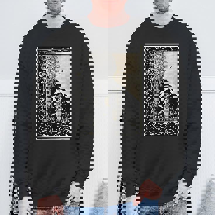 オーブリー・ビアズリー作「女に似た悪魔」1893 スウェットシャツ 高齢者への贈り物