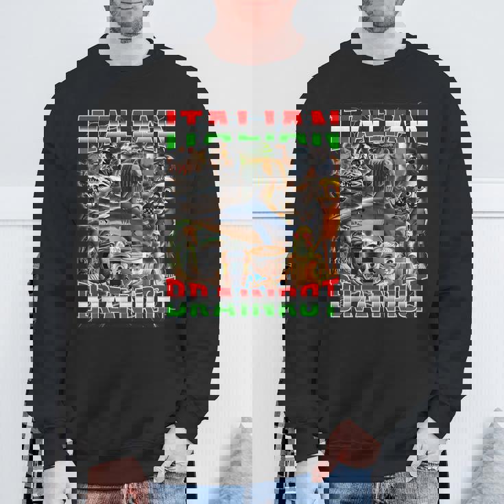 オールイタリアンブレインローミーム-イタリアンブレインロット スウェットシャツ 高齢者への贈り物